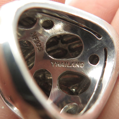 925 Sterling Silver Vintage Chapal-Zenray Inc. Modernist Ring Size 6