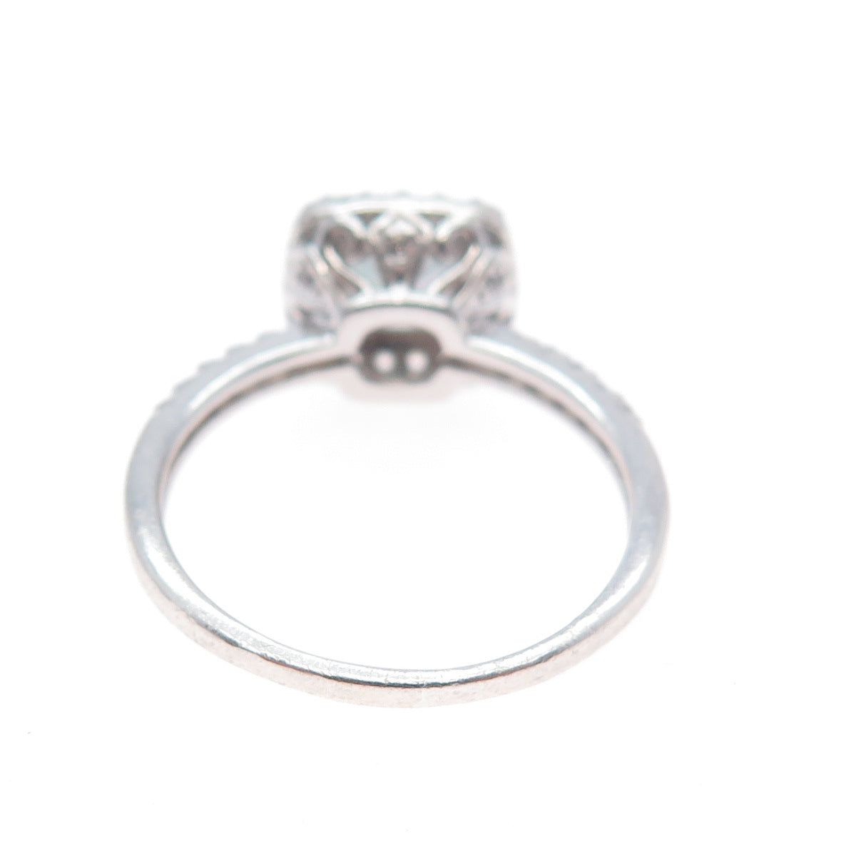 925 Sterling Silver Vintage Real Mystic & White Topaz Ring Size 9