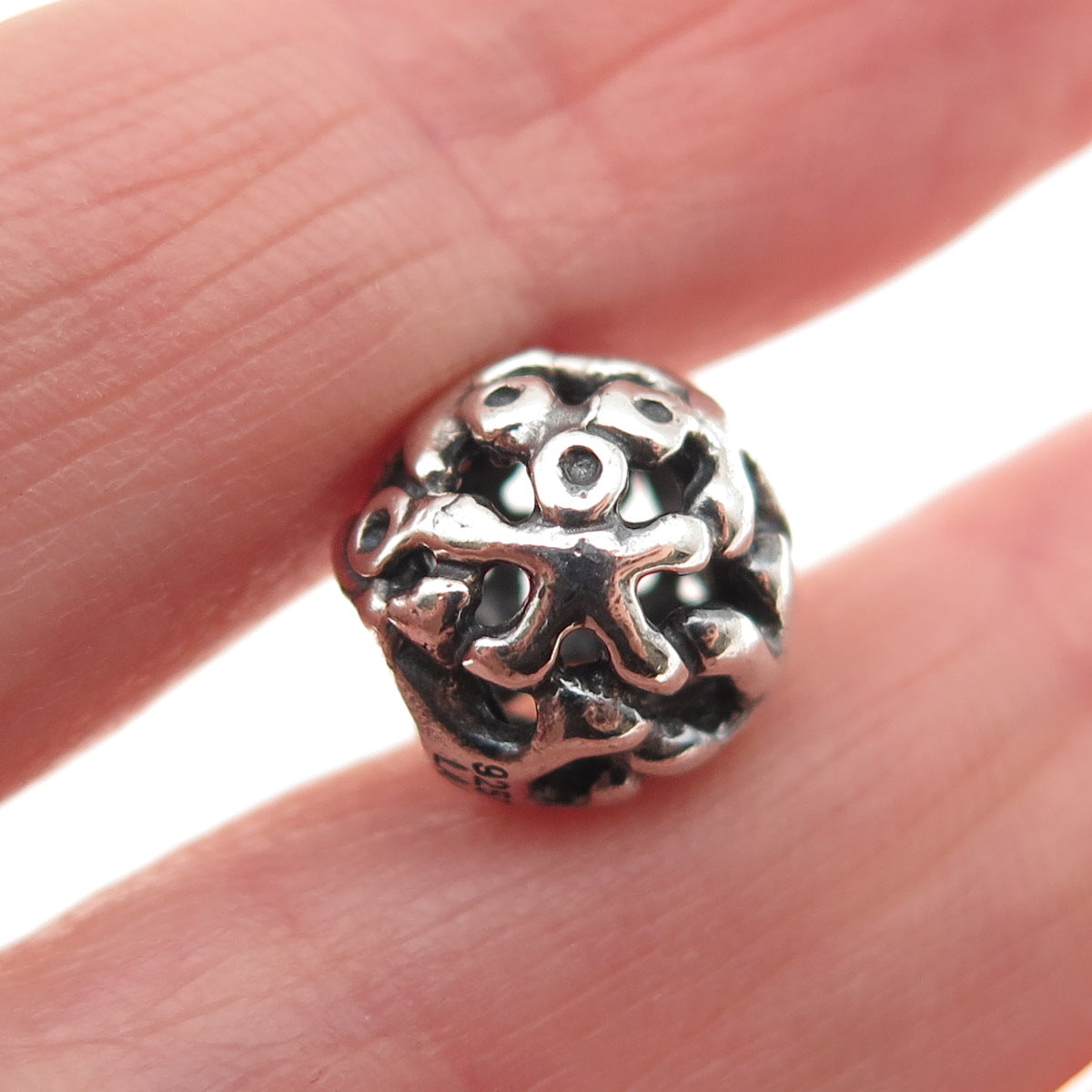 Trollbeads LAA 925 Sterling Silver Unity Slide Bead Charm