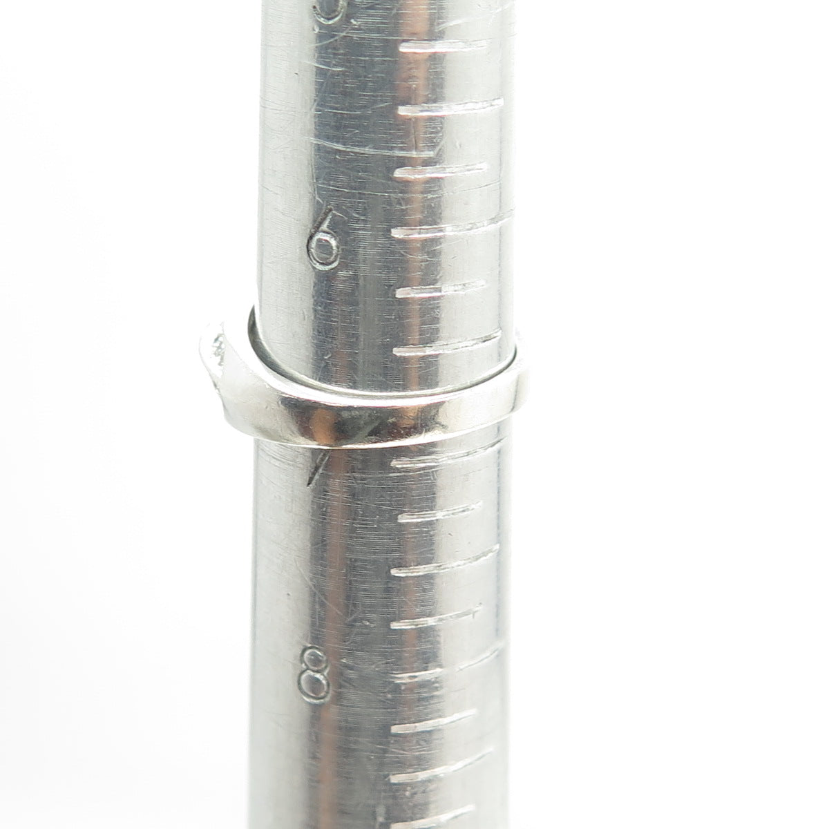 925 Sterling Silver Pave C Z Ring Size 7