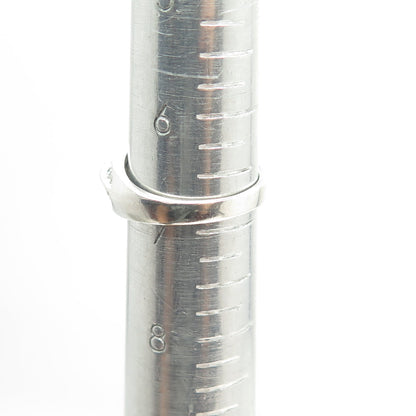 925 Sterling Silver Pave C Z Ring Size 7