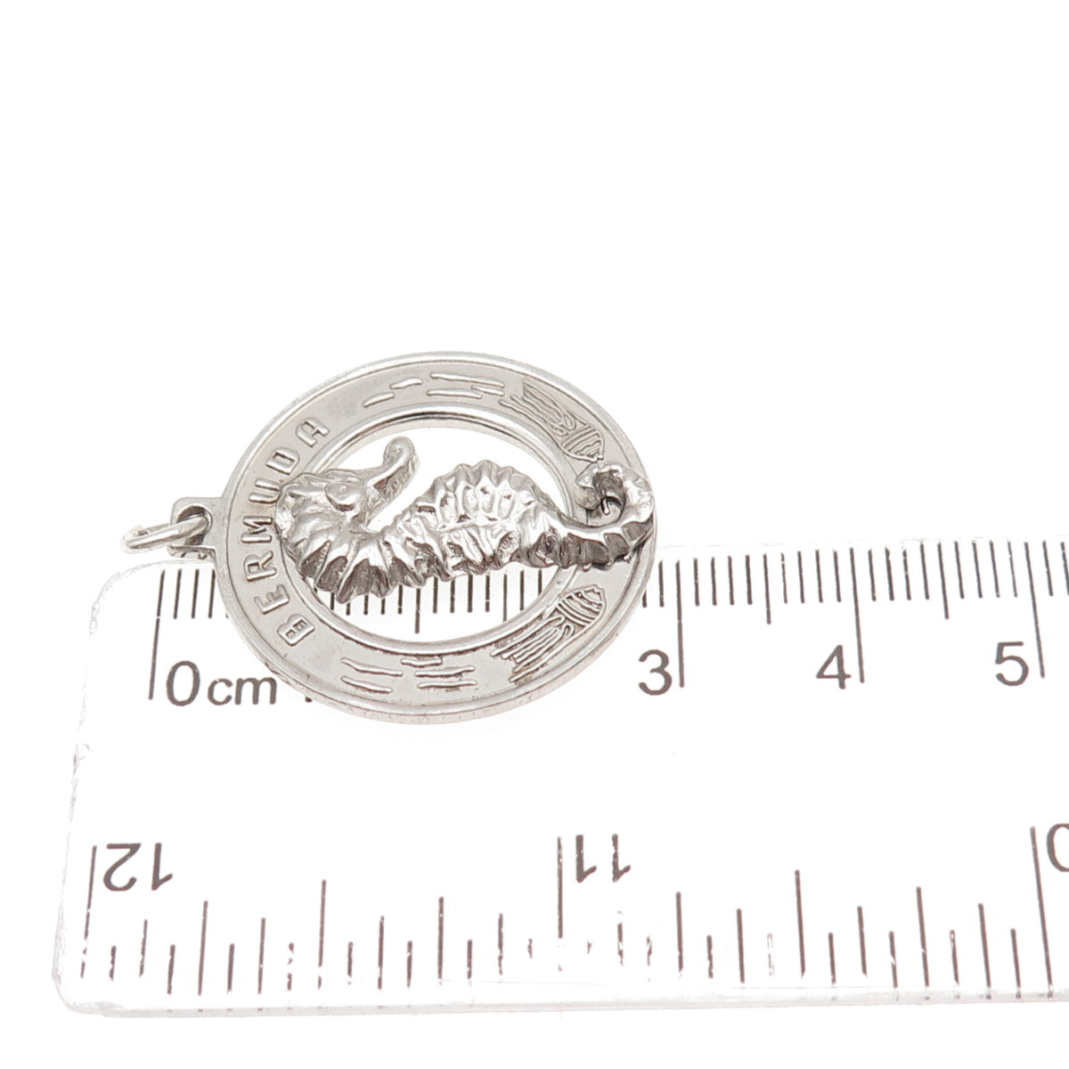 BREADNER CO. 925 Sterling Silver Vintage Bermuda Seahorse Charm Pendant