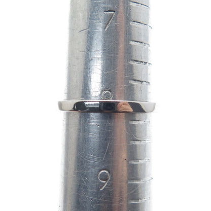 925 Sterling Silver Pear & Round-Cut C Z Teardrop Promise Ring Size 8