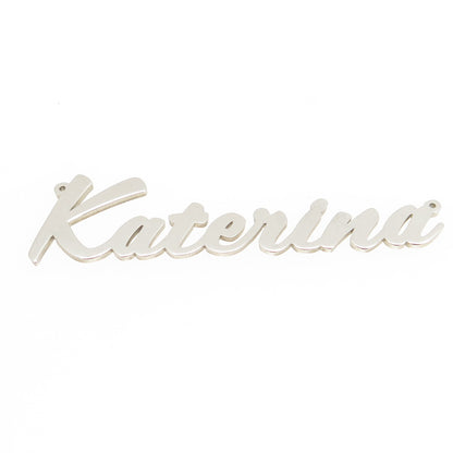 925 Sterling Silver "Katerina" Personalized Centerpiece Pendant
