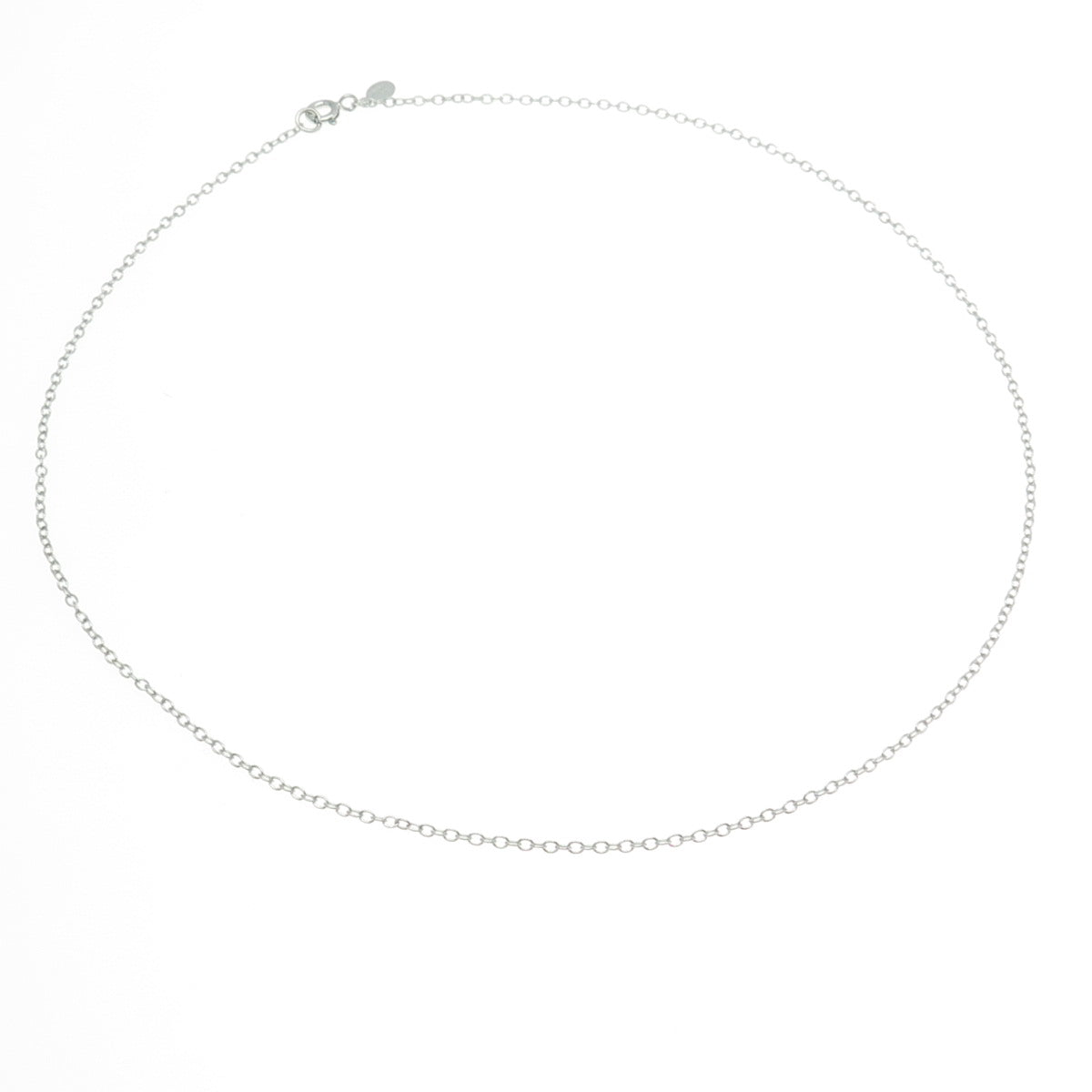 JOY 925 Sterling Silver Cable Chain Necklace 18"