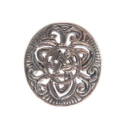 925 Sterling Silver Vintage Celtic Tribal Ring Size 9