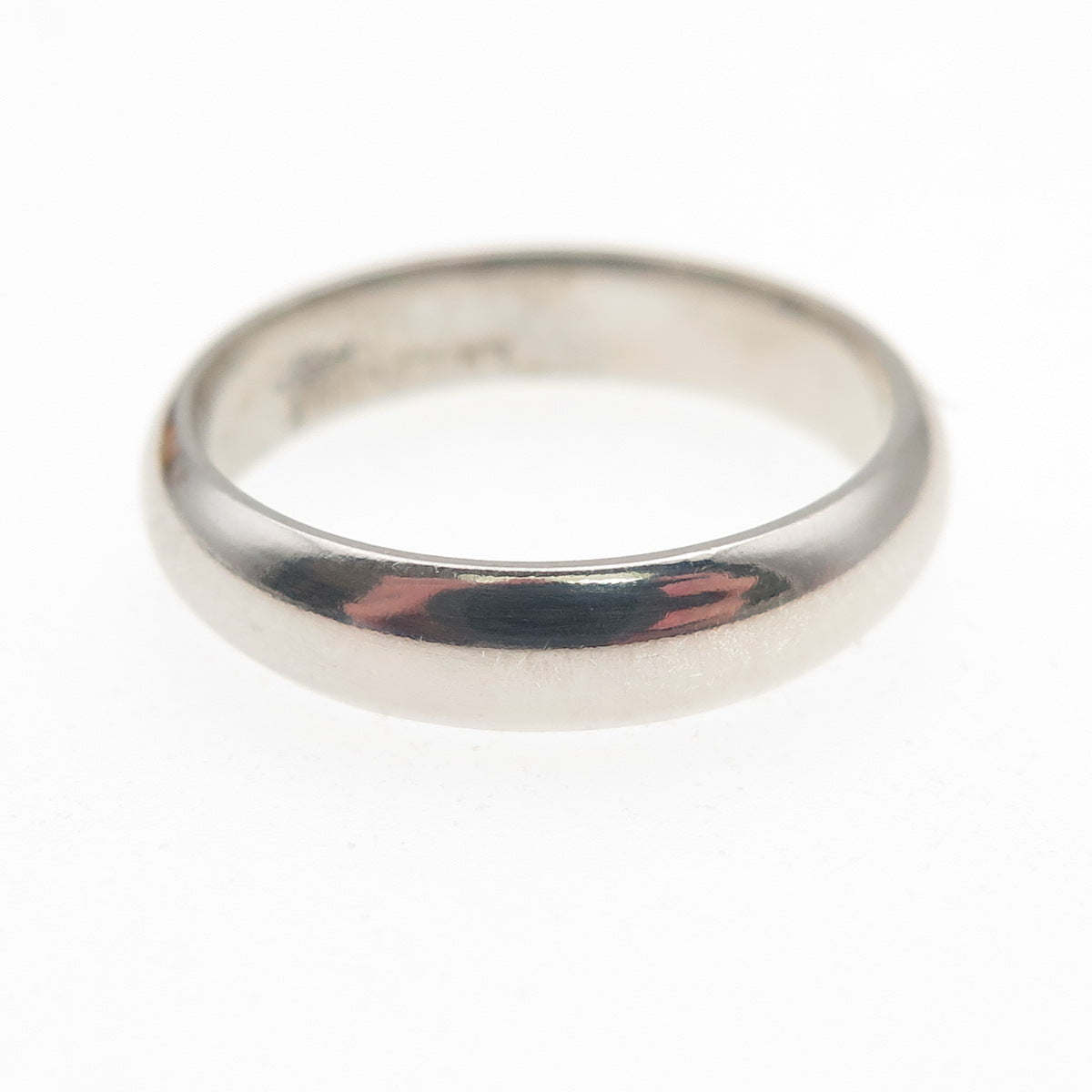 925 Sterling Silver Vintage Classic Wedding Band Ring Size 6.25