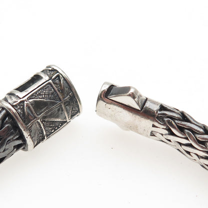 JOHN HARDY 925 Sterling Silver Vintage Classic Chain ID Bracelet 8"