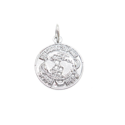 925 Sterling Silver Vintage 1961 NY World's Fair 1964-1965 Mini Charm Pendant
