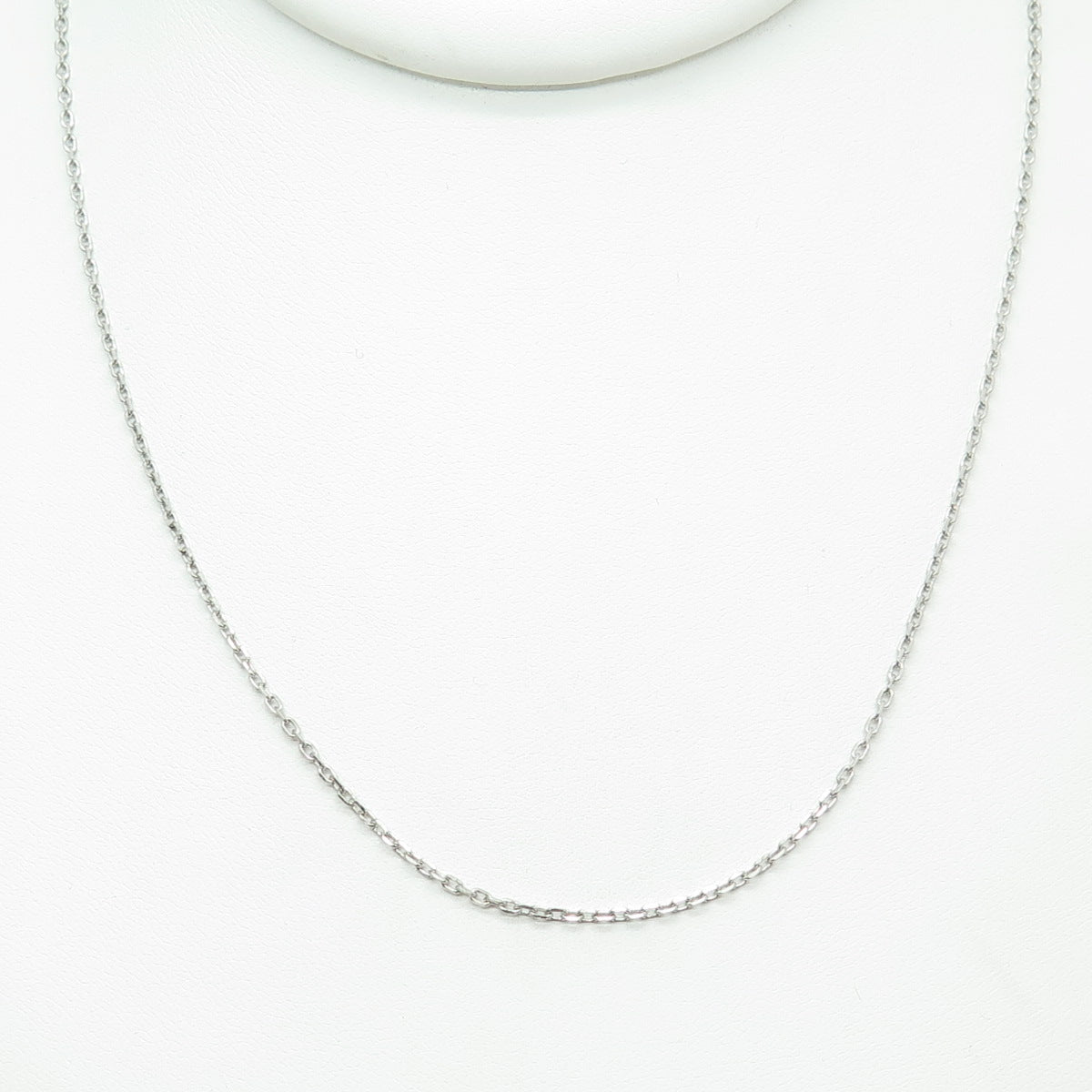 925 Sterling Silver Cable Chain Necklace 16"