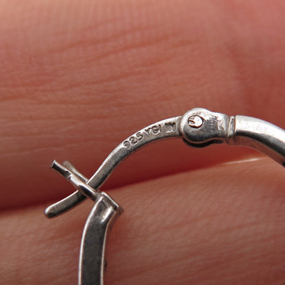 925 Sterling Silver Hoop Earrings