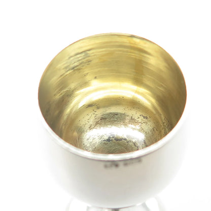 800 Silver Antique Art Deco Germany Handcrafted Wine Goblet Cup