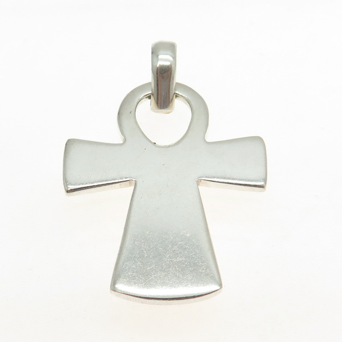 925 Sterling Silver Vintage Mexico Egyptian Ankh Pendant