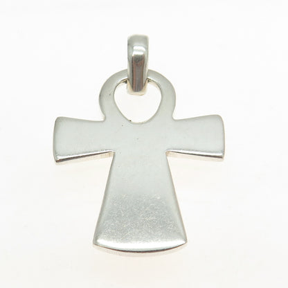925 Sterling Silver Vintage Mexico Egyptian Ankh Pendant