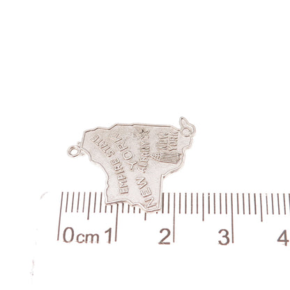 Griffith & Sons 925 Sterling Silver Vintage 1969 New York State Charm Pendant