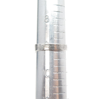 925 Sterling Silver Vintage Real Turquoise Modernist Ring Size 9.25