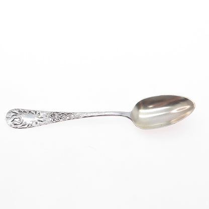WALLACE 925 Sterling Silver Art Deco Monogram Coffee Spoon