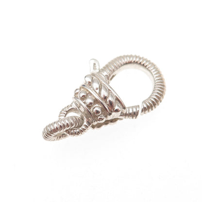 Judith Ripka 925 Sterling Silver Bracelet / Necklace Lobster Claw Lock Clasp