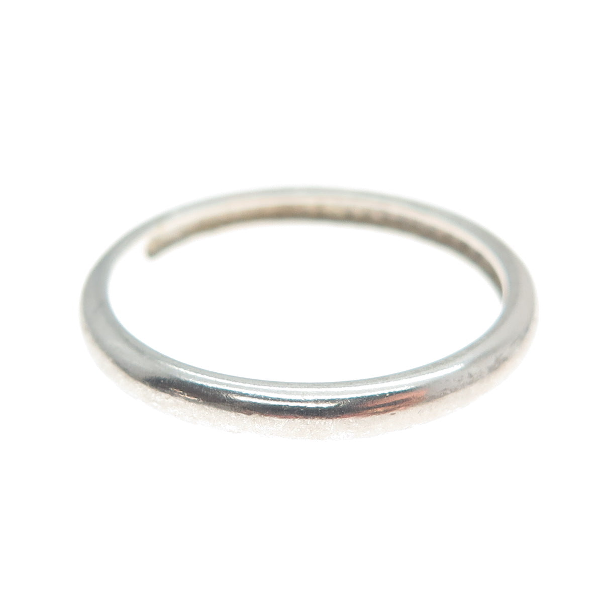 925 Sterling Silver Vintage UTC Classic Wedding Band Ring Size 10.25