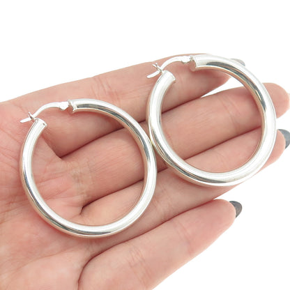 925 Sterling Silver Hoop Earrings