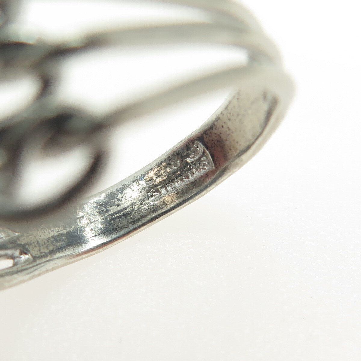925 Sterling Silver Vintage Love Knot Ring Size 7.25