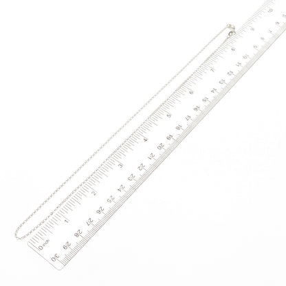 Han 925 Sterling Silver Rolo Chain Necklace 18"