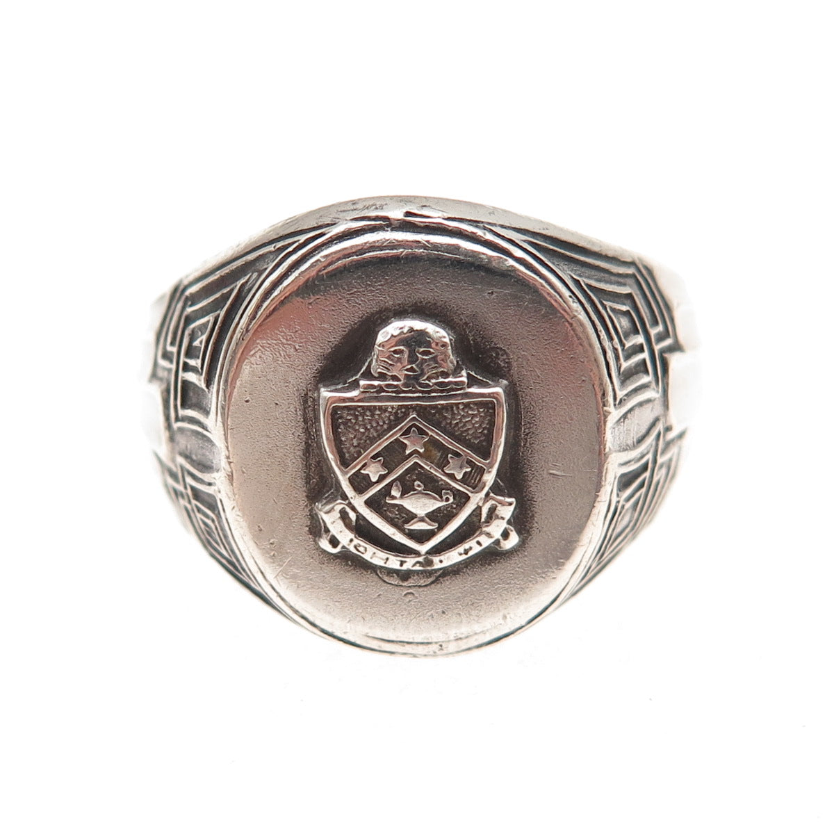 L.G. Balfour 925 Sterling Silver Antique Heights High School Ring Size 11