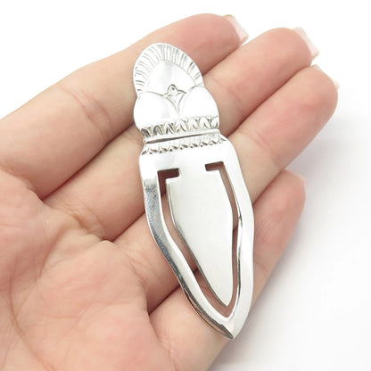 925 Sterling Silver Vintage Tribal Bookmark