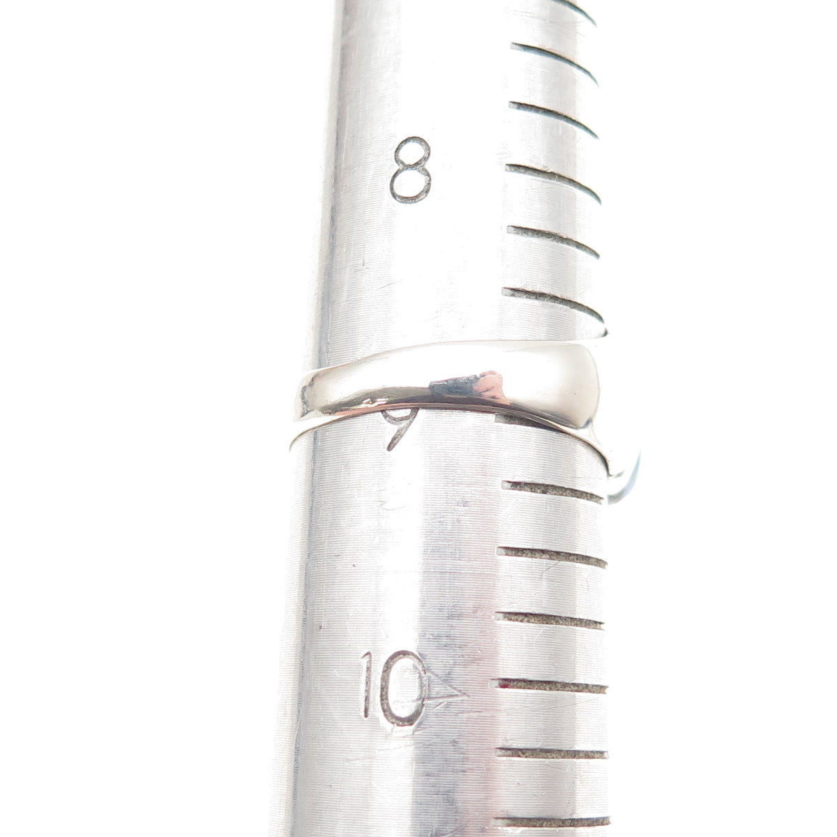 TED OTT 925 Sterling Silver Vintage Real Opal Modernist Ring Size 9