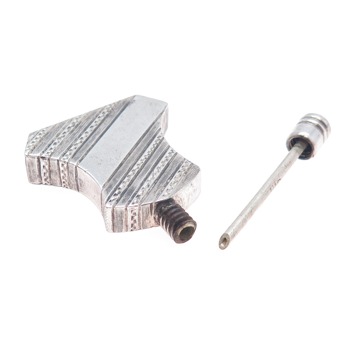 916 Silver Antique Art Deco European Perfume Bottle