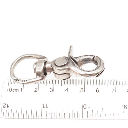 925 Sterling Silver Vintage Large 38.4g Bracelet / Necklace Lobster Lock Clasp