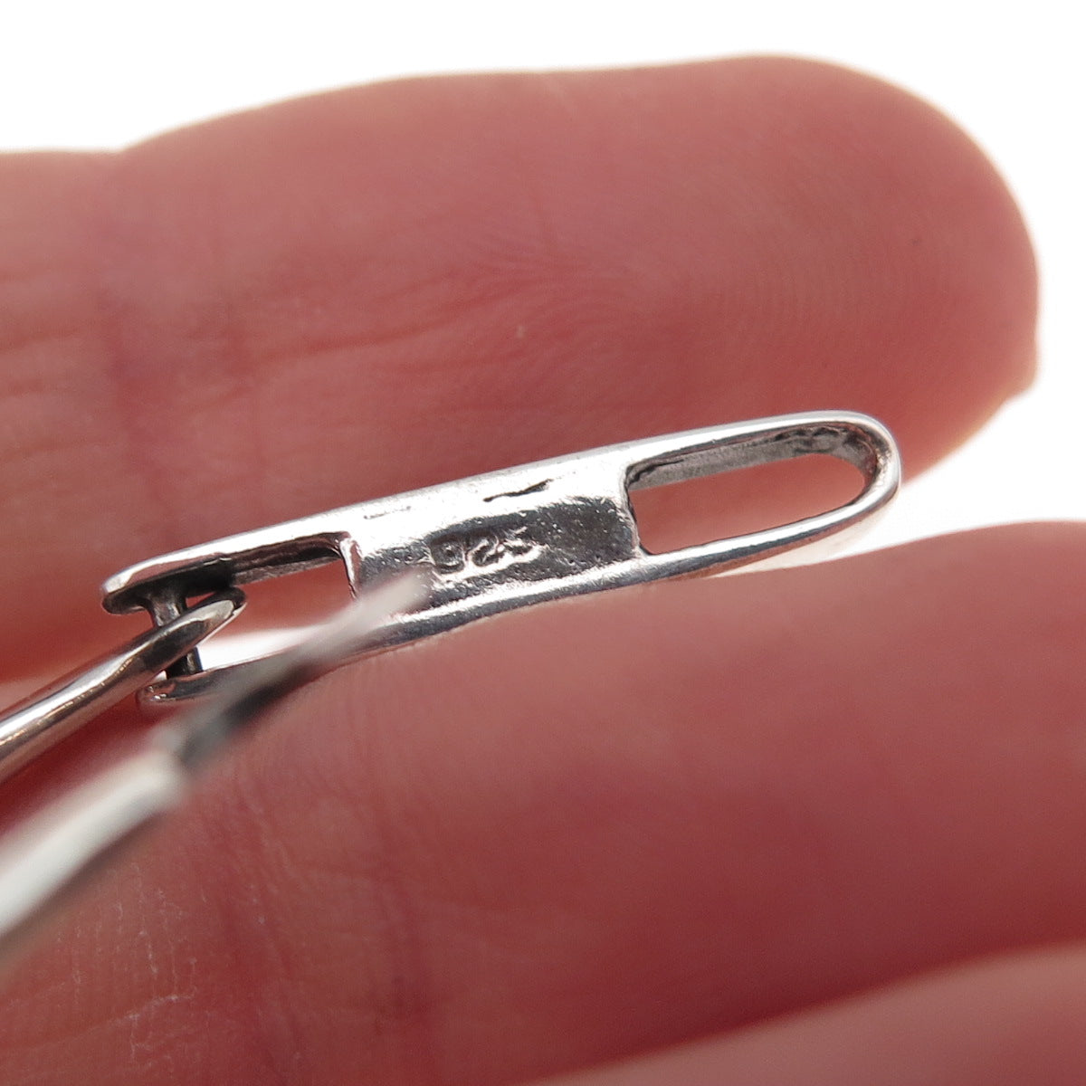 925 Sterling Silver Vintage Key Chain Ring Holder