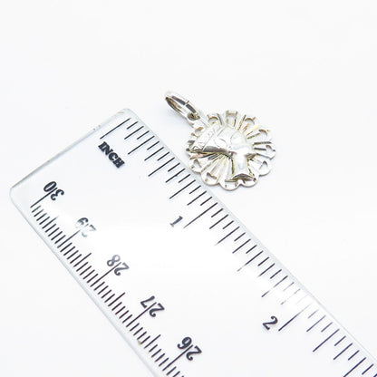 925 Sterling Silver Vintage Egyptian Theme Charm Pendant