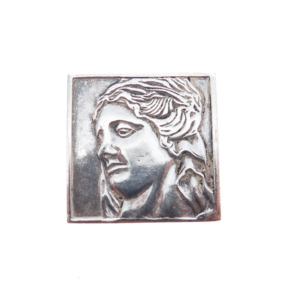 925 Sterling Vintage 1997 Dublin Olympias Mother of Alexander the Great Brooch