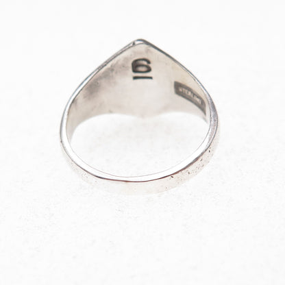 925 Sterling Silver Antique Art Deco Boy Scouts of America Ring Size 6