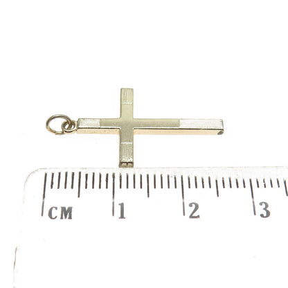 1/20 12K Gold Filled Antique Cross Engraved Pendant