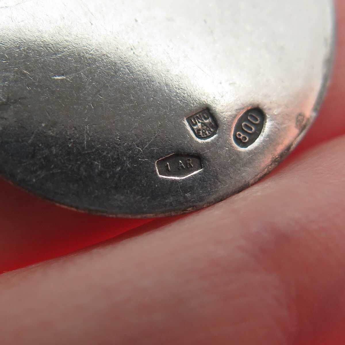 UNOAERRE 800 Silver Vintage Italy Pope John XXIII Minimalist Charm Pendant