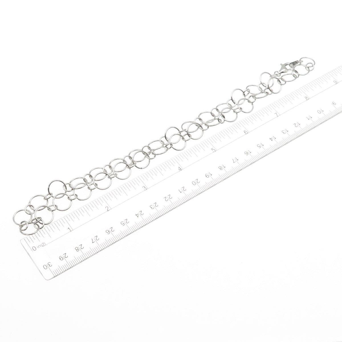 925 Sterling Silver Multi-Rolo Chain Necklace 18"