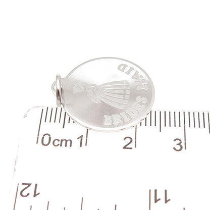 A & Z Hayward 925 Sterling Silver Vintage Bridesmaid Charm Pendant