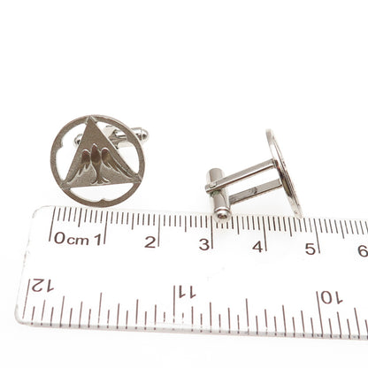 ANTAYA 925 Sterling Silver Vintage Holy Spirit Cufflinks