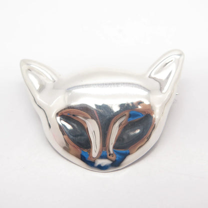 925 Sterling Silver Vintage Mexico Cat / Kitty Pin Brooch