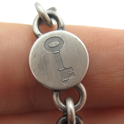 Theo Fennell 925 Sterling Silver Vintage London Aries Zodiac Sign Bracelet 8.25"