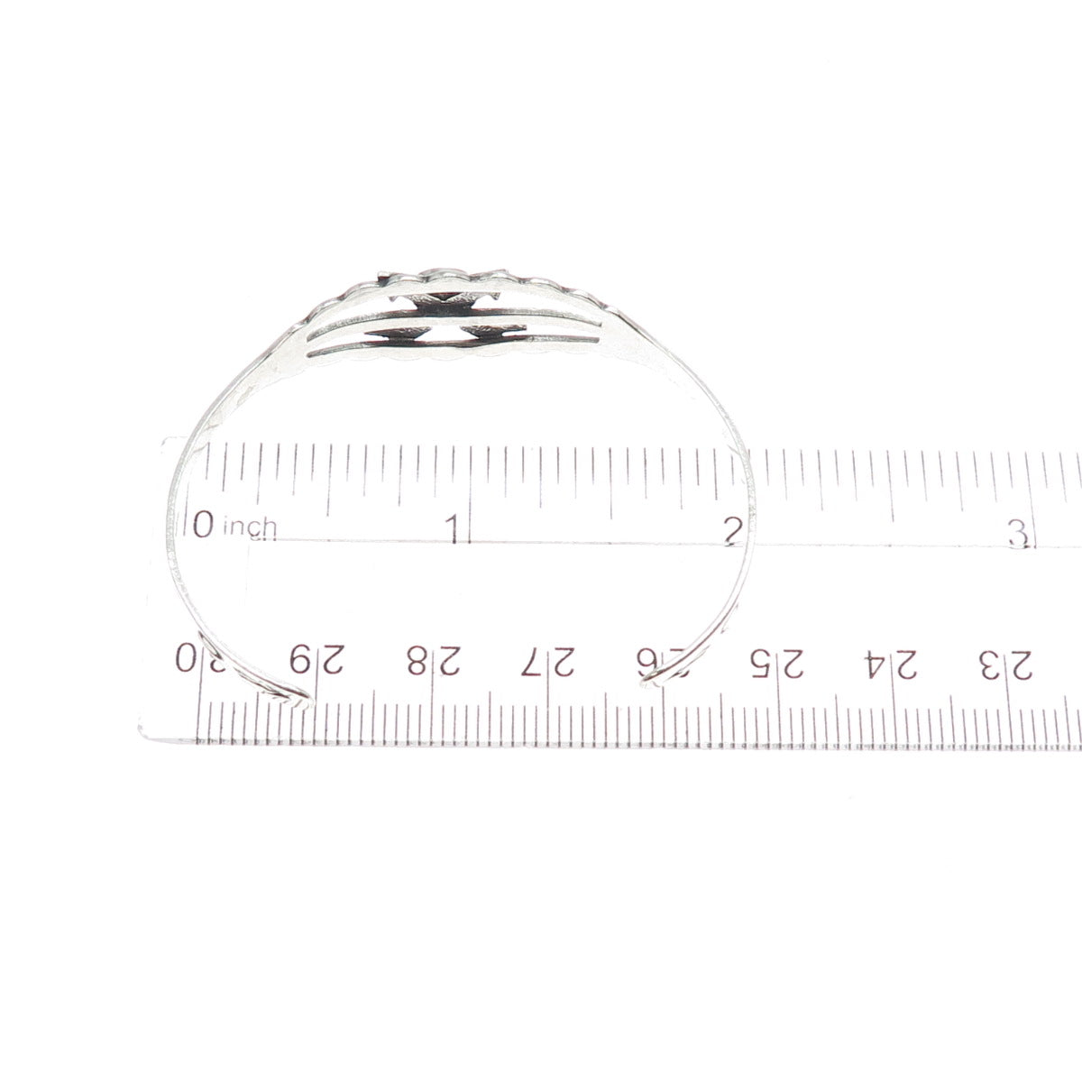 Old Pawn 925 Sterling Vintage Bisbee Turquoise Arrow Adjustable Bracelet 5.25"