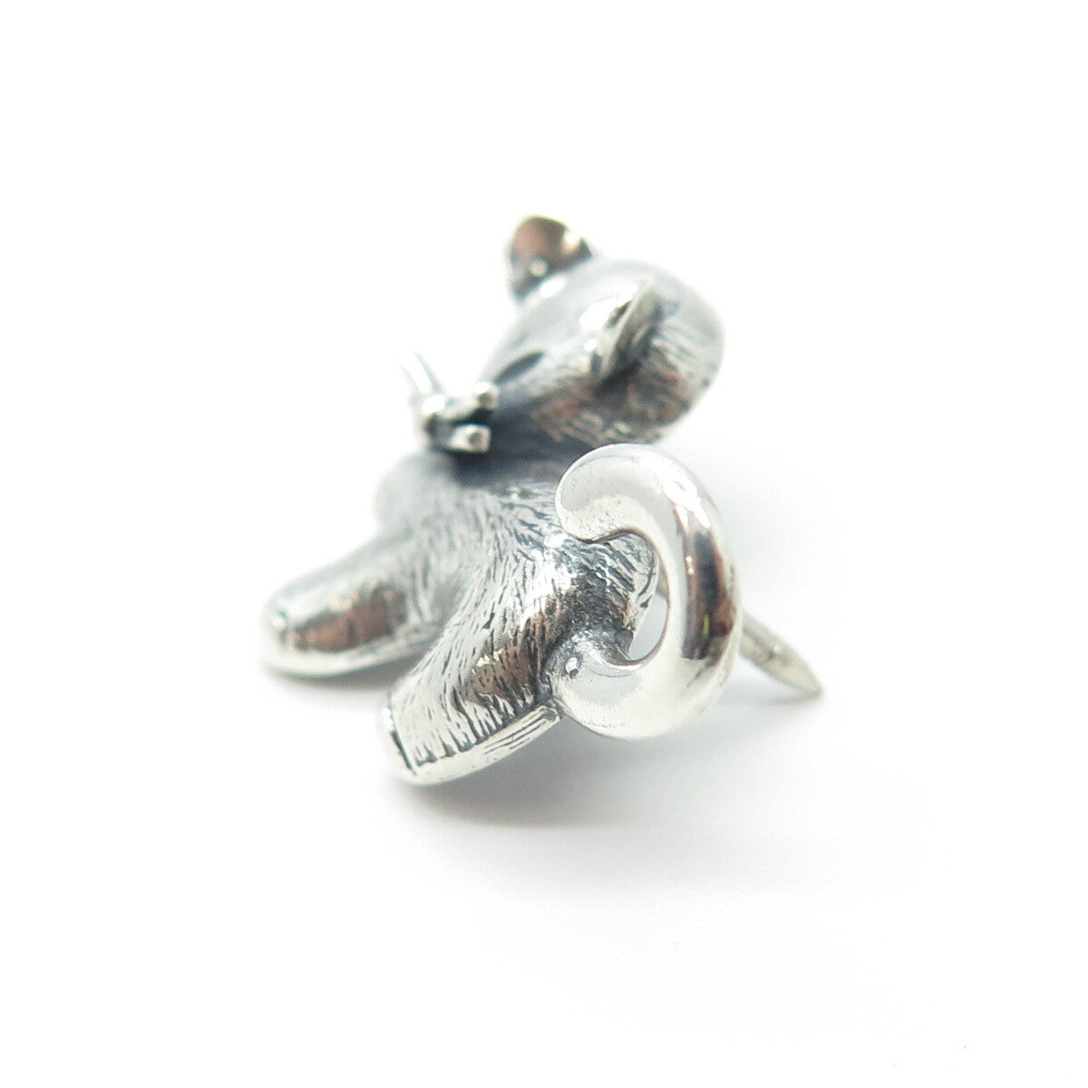 BEAU 925 Sterling Silver Vintage Cat / Kitty Lapel Pin