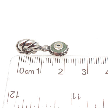 PANDORA 925 Sterling Silver Enamel Evil Eye Dangle Charm