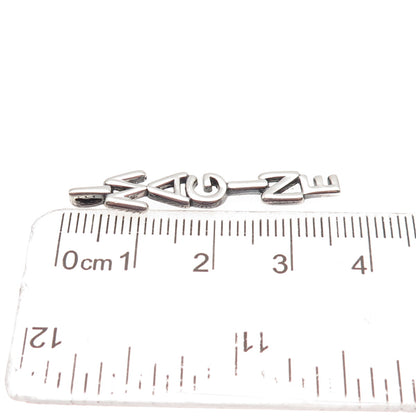 925 Sterling Silver Vintage John Lennon Imagine Charm Pendant