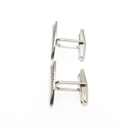925 Sterling Silver Vintage T2 Modernist Cufflinks