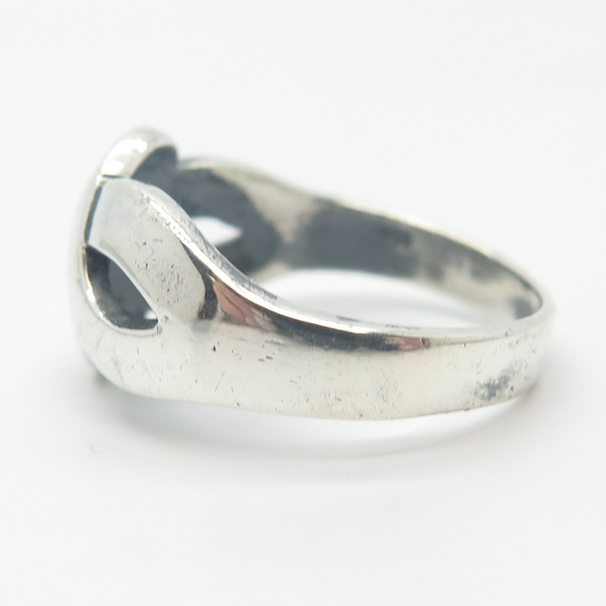 925 Sterling Silver Vintage Celtic Ring Size 11.75