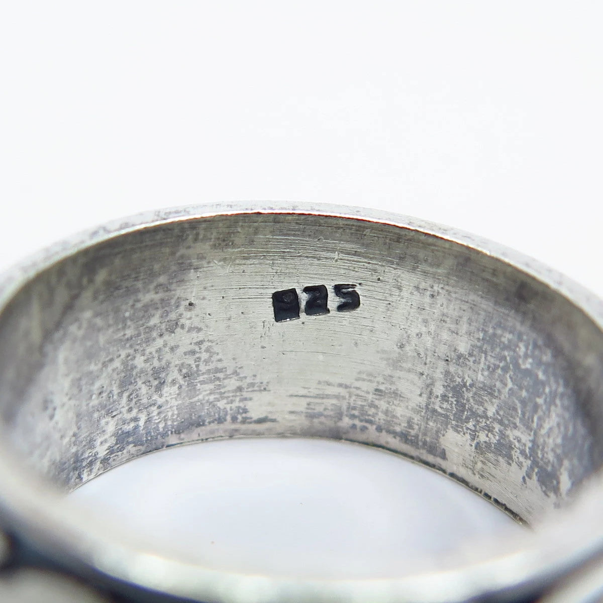 925 Sterling Silver Vintage Braided Band Ring Size 8.25