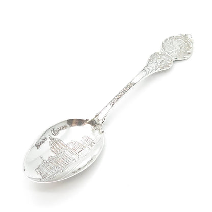 925 Sterling Silver Antique Watson State Capitol St. Paull States & Cities Spoon